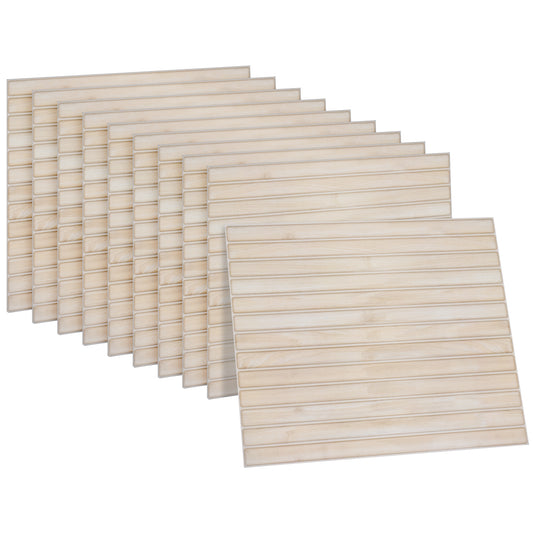 10 zelfklevende tegels - 29*23cm - Licht eiken