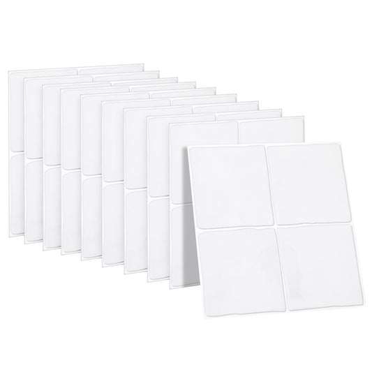 10 zelfklevende tegels - 23*23cm - Wit