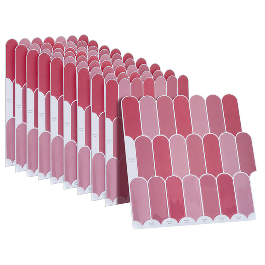 10 zelfklevende tegels - 30*30cm - Roze