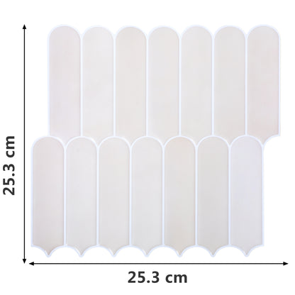 10 zelfklevende tegels - 25.3*25.3cm - Beige