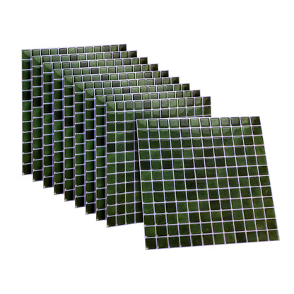 10 zelfklevende tegels - 23.5*23.5cm - Groen