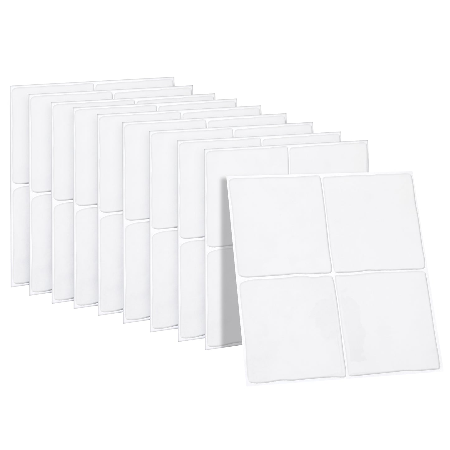 10 zelfklevende tegels - 23*23cm - Wit