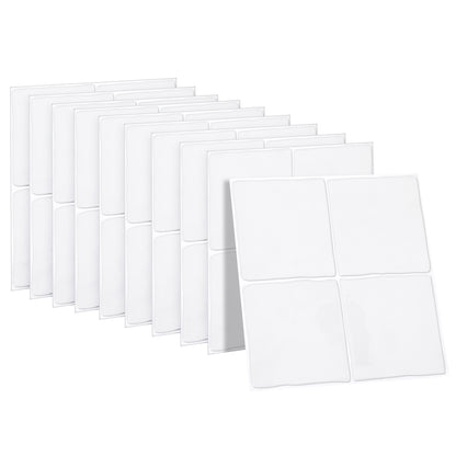 10 zelfklevende tegels - 23*23cm - Wit
