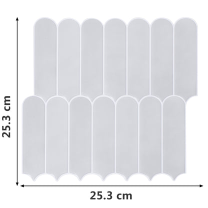 10 zelfklevende tegels - 25.3*25.3cm - Grijs