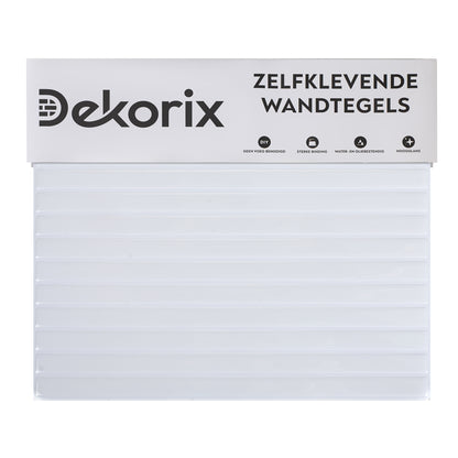 10 zelfklevende tegels - 29*23cm - Wit