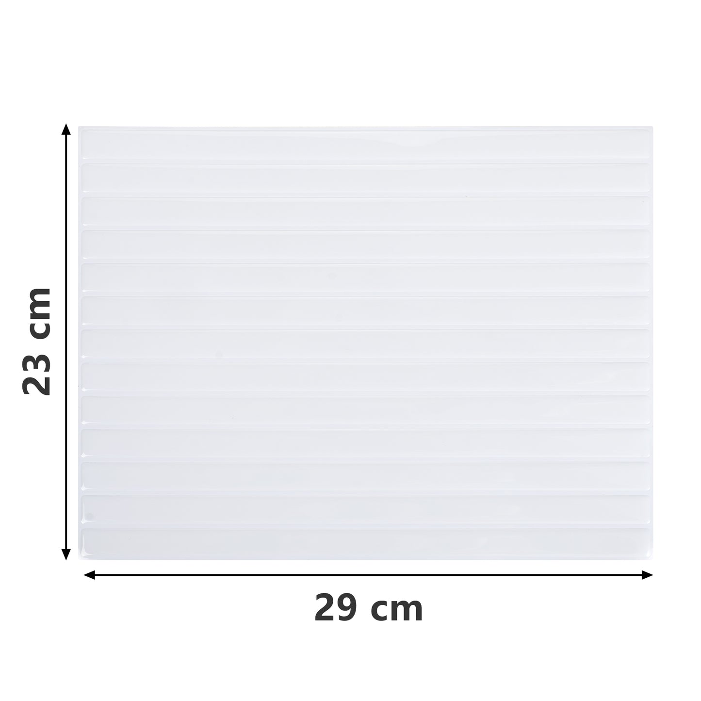 10 zelfklevende tegels - 29*23cm - Wit