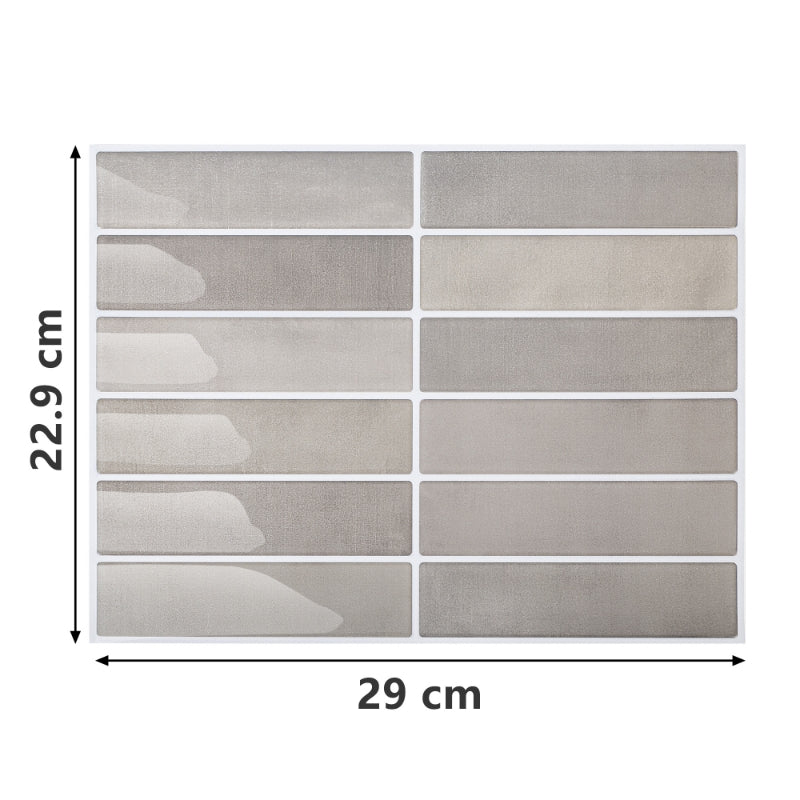 10 zelfklevende tegels - 29*22.9cm - Beige