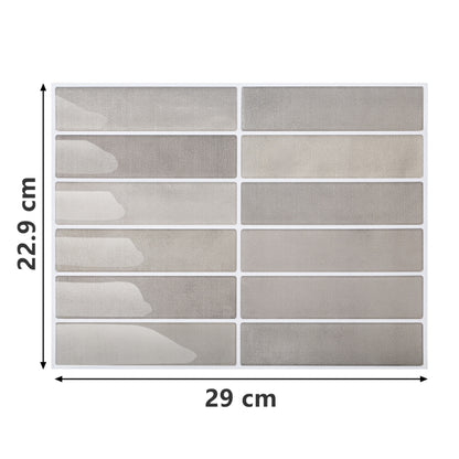 10 zelfklevende tegels - 29*22.9cm - Beige