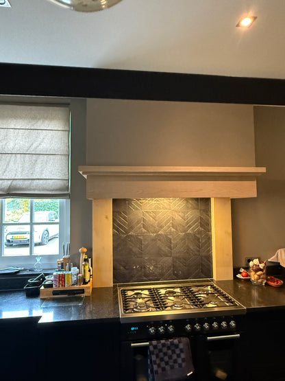 10 zelfklevende tegels - 29*23cm - Zwart