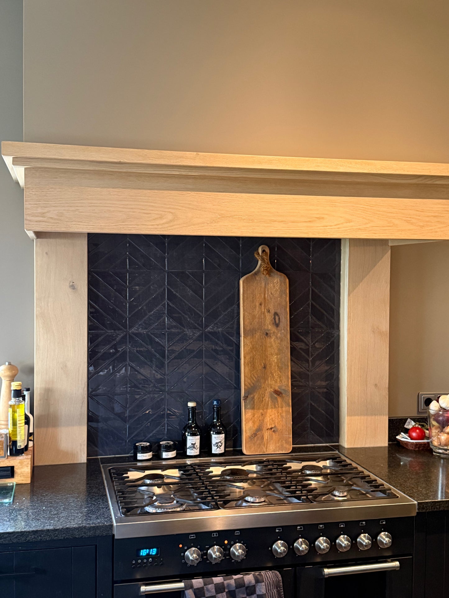 10 zelfklevende tegels - 29*23cm - Zwart