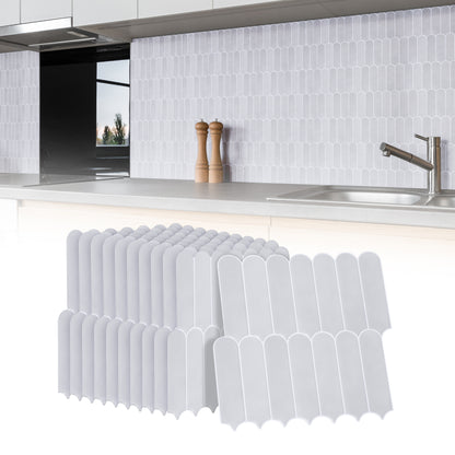 10 zelfklevende tegels - 25.3*25.3cm - Grijs