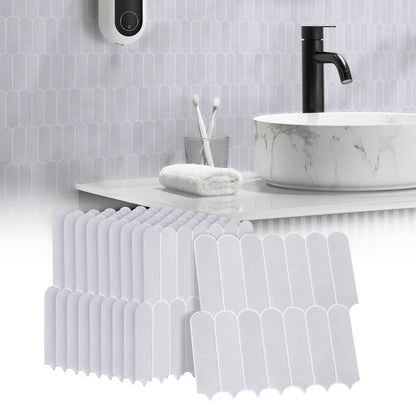 10 zelfklevende tegels - 25.3*25.3cm - Grijs